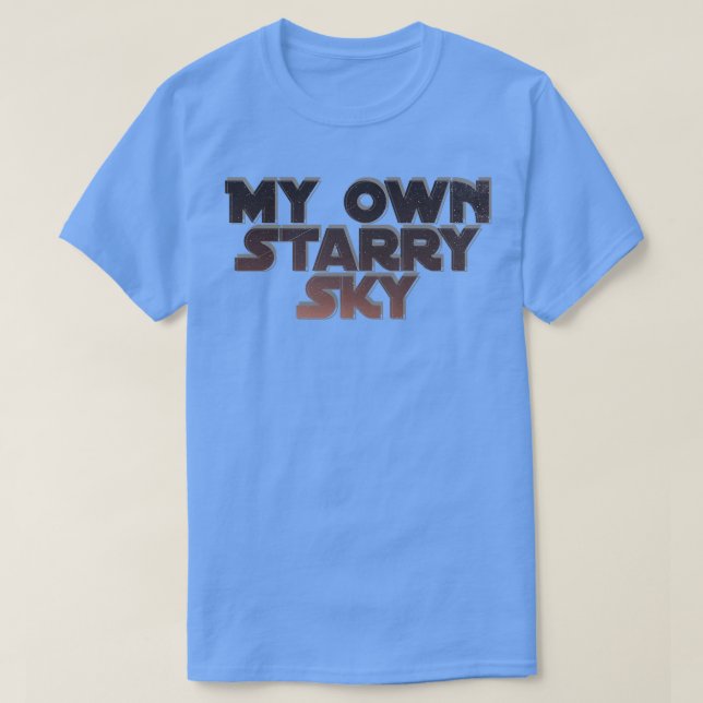 Camiseta Mi propio cielo estrellado (Diseño del anverso)