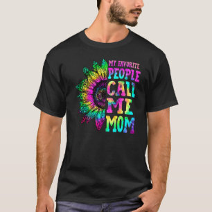 Camiseta Mi Pueblo Favorito Me Llama Mamá Sunflower Tye M
