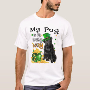 Camiseta Mi Pug Es Mi Afortunado Encanto, Patrona De Perro 