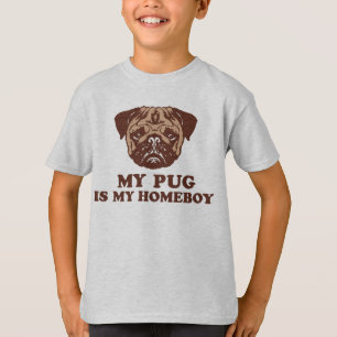 Camiseta Mi Pug es mi Homeboy