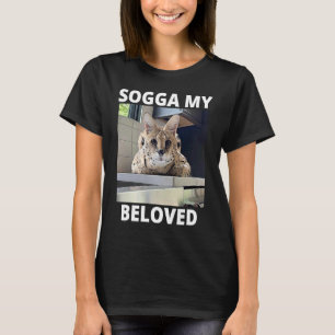 Camiseta Mi querido gato serval Sogga Meme