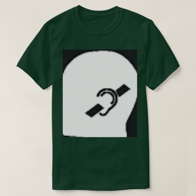 Camiseta mi querido oído (Diseño del anverso)