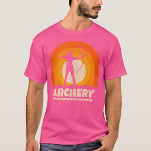 Camiseta Mi Quiver Para La Caza De Bow Archer Divertido Arc