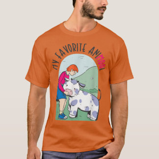 Camiseta Mi rancho favorito para la agricultura de vaca ani