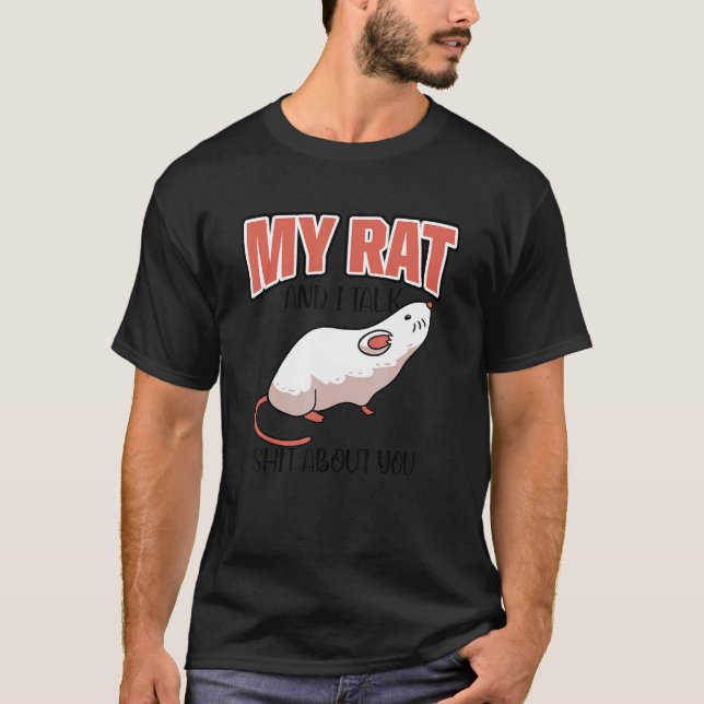 Camiseta Mi Rata Y Yo Hablamos De Usted Rodent Gerbils Dome (Anverso)