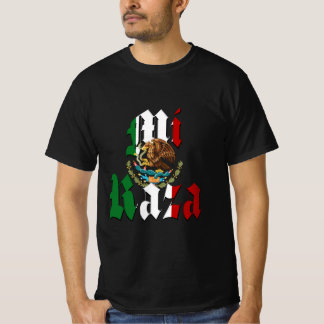 Camiseta MI RAZA Bandera Mexicana
