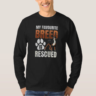Camiseta Mi Raza Favorita Es Rescatar Perros Rescatando Per