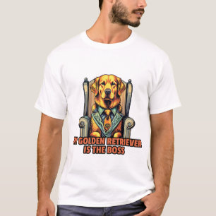Camiseta Mi recuperador de oro es el jefe para recuperarse