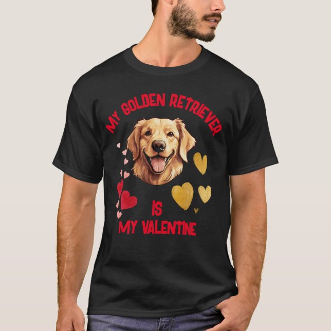 Camiseta Mi Recuperador De Oro Es Mi Valentín (Anverso)
