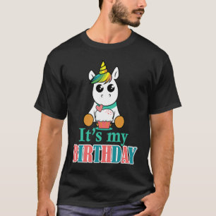 Camiseta Mi regalo de cumpleaños de Rainbow Unicorn para