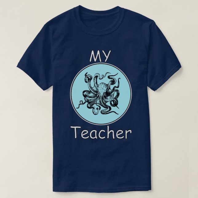 Camiseta Mi regalo de profesor de pulpo para adultos y niño (Diseño del anverso)
