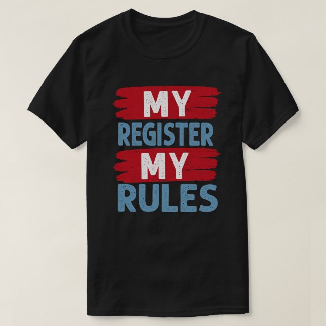 Camiseta Mi Registro, Mi Regla (Diseño del anverso)