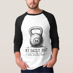 Camiseta Mi Reinicio Diario Entrenamiento Levanta Respira