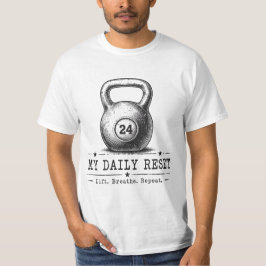 Camiseta Mi Reinicio Diario | Entrenamiento Levantar Respir