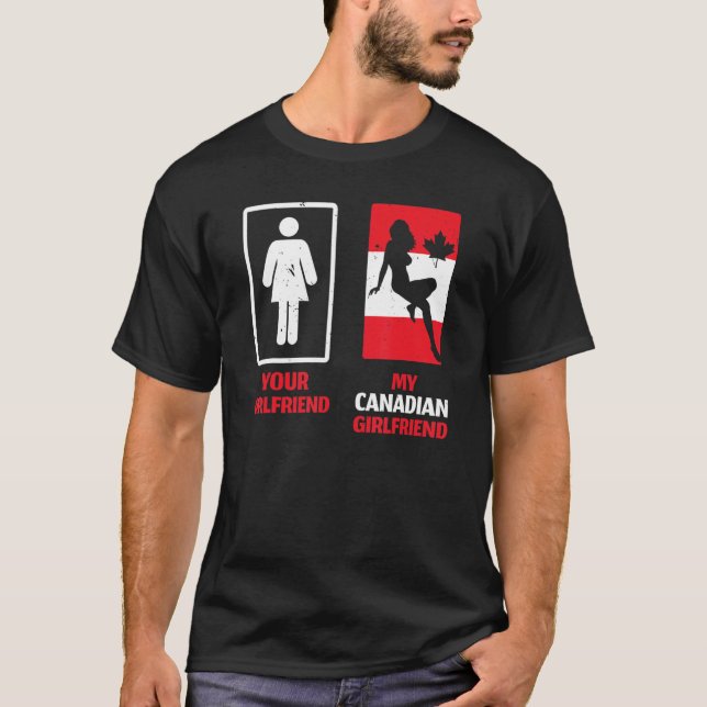 Camiseta Mi relación de pareja de novios canadiense Valenti (Anverso)