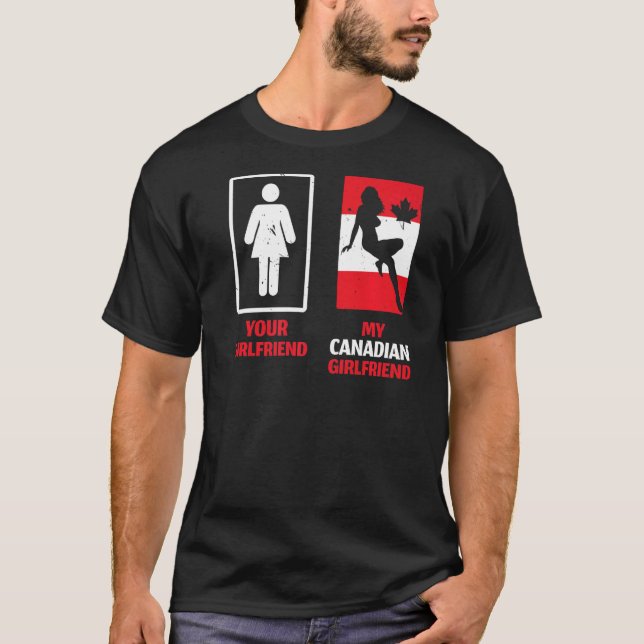 Camiseta Mi relación de pareja de novios canadiense Valenti (Anverso)