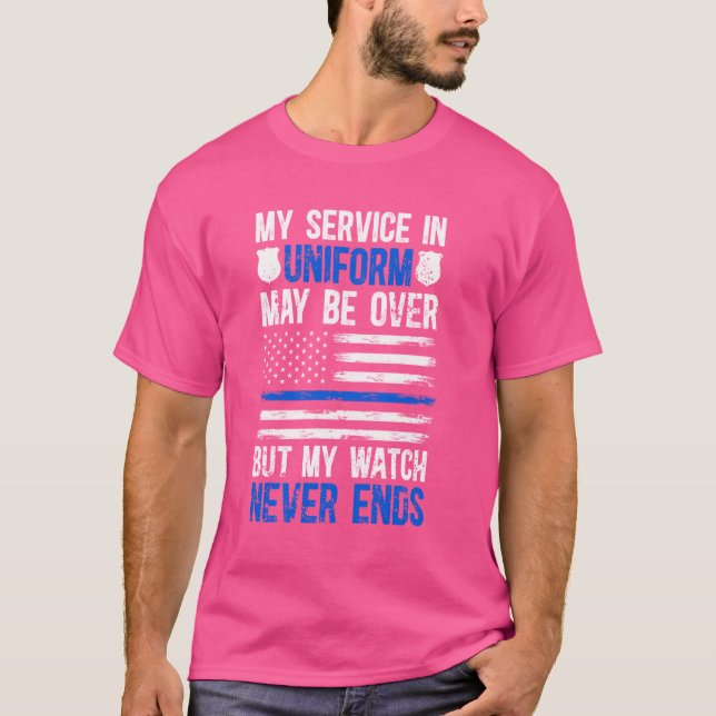 Camiseta Mi reloj nunca termina con el retiro del Retirem (Anverso)