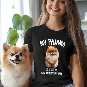 Camiseta Mi Rey Pajama Pomeraniano