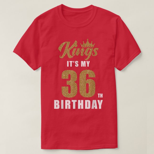 Camiseta Mi Reyes Cumpleaños 36 Años Pa (Diseño del anverso)