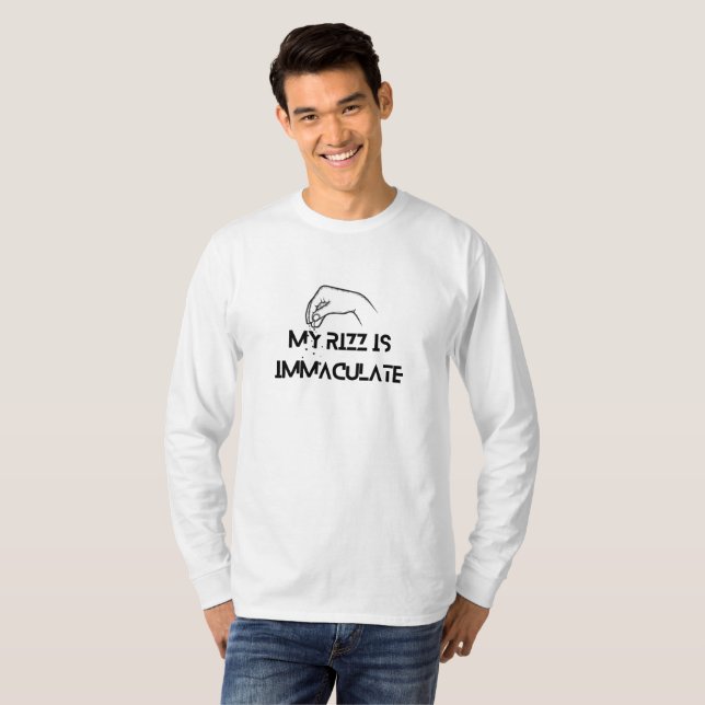 Camiseta Mi Rizz Está Inmaculado | (Anverso completo)