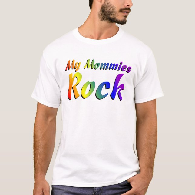 Camiseta Mi roca de las mamás (Anverso)
