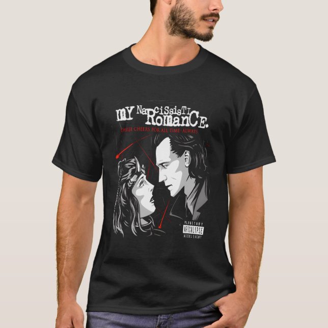 Camiseta Mi romance narcisista superior (Anverso)
