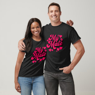 Camiseta Mi rosa mate