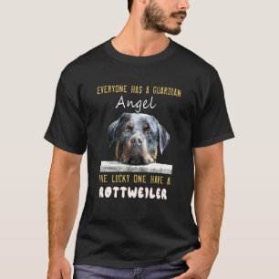 Camiseta Mi Rottweiler Es Un Ángel De La Guardia 1