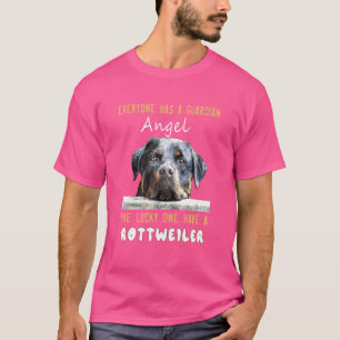 Camiseta Mi Rottweiler Es Un Ángel De La Guardia 1
