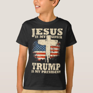 Camiseta ¿Mi Salvador, Trump, es mi presidente partidario d
