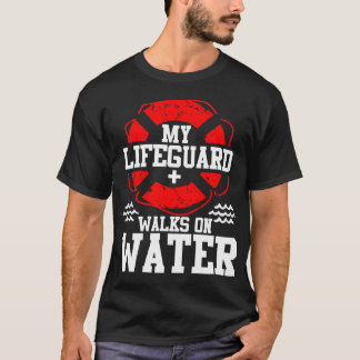 Camiseta Mi salvavidas camina sobre el agua cristiano Jesús