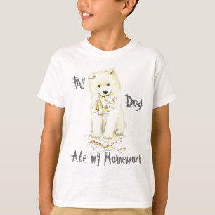 Camiseta Mi samoyedo comió mi preparación
