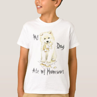 Camiseta Mi samoyedo comió mi preparación