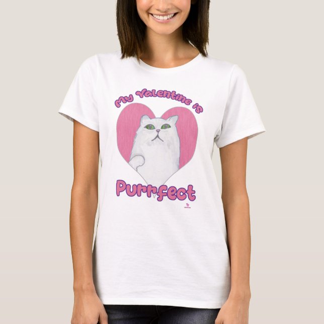 Camiseta Mi San Valentín es arte perfecto para el corazón d (Anverso)