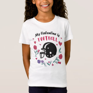 Camiseta Mi San Valentín es la tarjeta postal para el fútbo