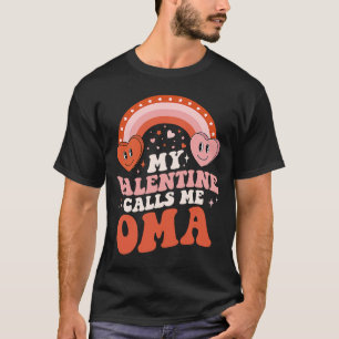 Camiseta Mi San Valentín favorito me llama Día de San Valen