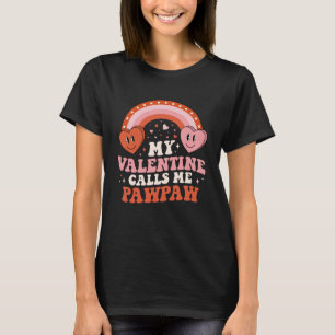 Camiseta Mi San Valentín favorito me llama Pawpaw Valentine