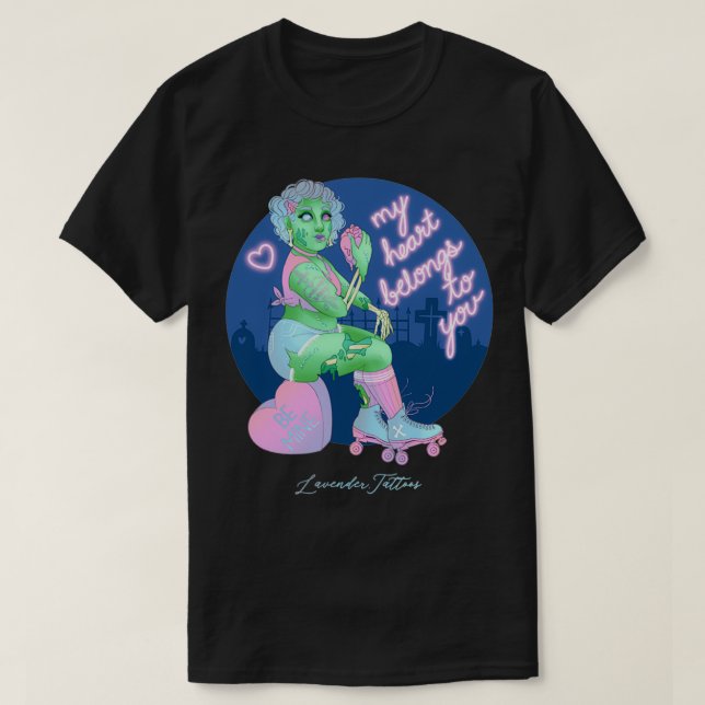Camiseta Mi San Valentín sangriento (Diseño del anverso)
