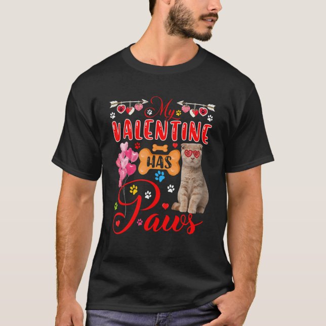 Camiseta Mi San Valentín tiene arañazos para gafas de sol d (Anverso)