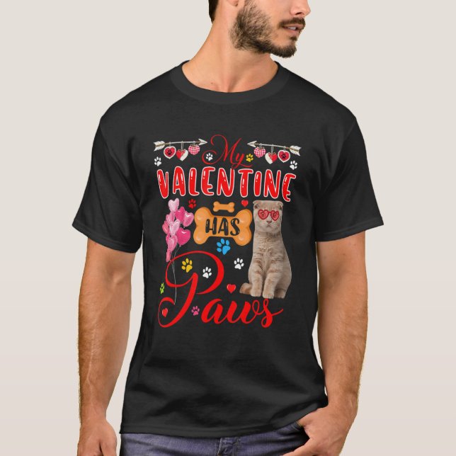 Camiseta Mi San Valentín tiene arañazos para gafas de sol d (Anverso)