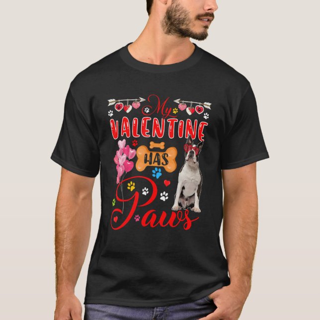 Camiseta Mi San Valentín tiene unas garras muy bonitas para (Anverso)
