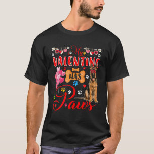 Camiseta Mi San Valentín tiene unas guirnaldas de pastor al