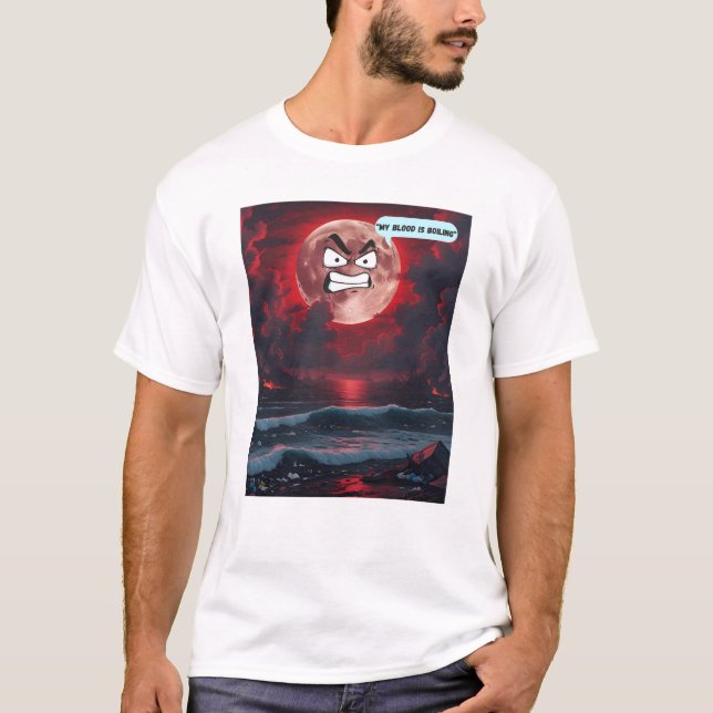 Camiseta Mi Sangre Está Húmeda - Si La Luna Pudiera Hablar (Anverso)