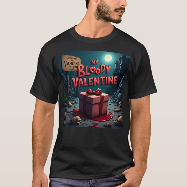 Camiseta Mi sangriento San Valentín1 (Anverso)