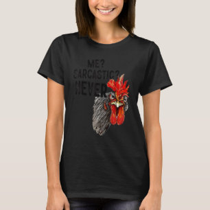 Camiseta Mi Sarcástico Nunca Divertido Granjero De Pollos P