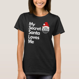 Camiseta Mi secreto Papá Noel me ama