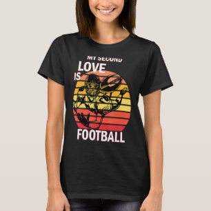 Camiseta mi segundo amor es fútbol americano