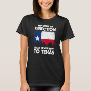 Camiseta Mi Sentido De Dirección A Texas Western 1