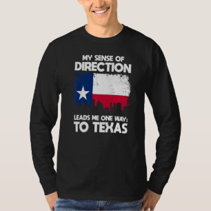 Camiseta Mi Sentido De Dirección A Texas Western 1