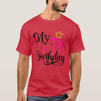 Camiseta Mi séptimo cumpleaños01